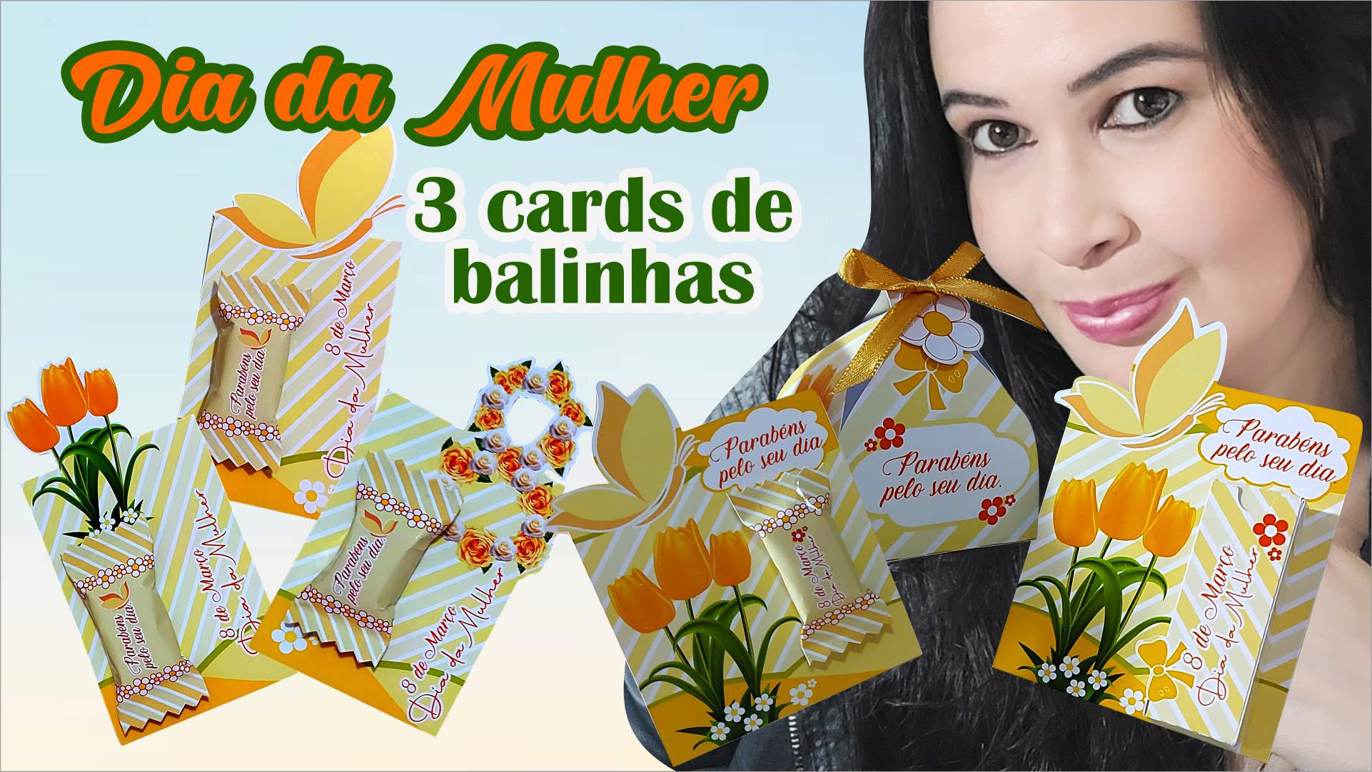 3 Caixas para Bis Lembrancinha para o Dia das Mulheres com Arquivo