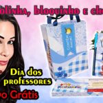 Sacolinha, bloquinho e embalagem para kit kat – dia dos professores | molde grátis