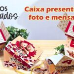 2 caixas presente com foto e mensagem para dia dos namorados | molde grátis