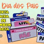 6 modelos de placas para caixa de bombom lacta – dia dos pais | molde grátis