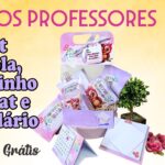 Kit sacola, bloquinho, kit kat e sabonete – dia dos professores | molde grátis
